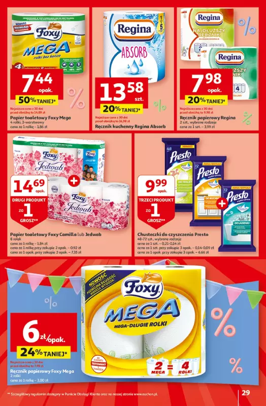 Auchan - gazetka promocyjna Jeszcze taniej na urodziny Hipermarket od czwartku 25.04 do wtorku 30.04 - strona 29