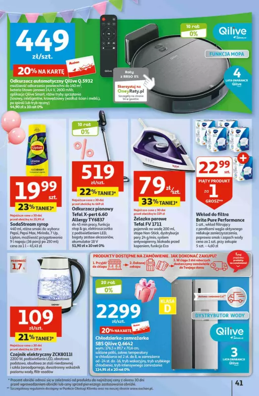 Auchan - gazetka promocyjna Jeszcze taniej na urodziny Hipermarket od czwartku 02.05 do środy 08.05 - strona 41