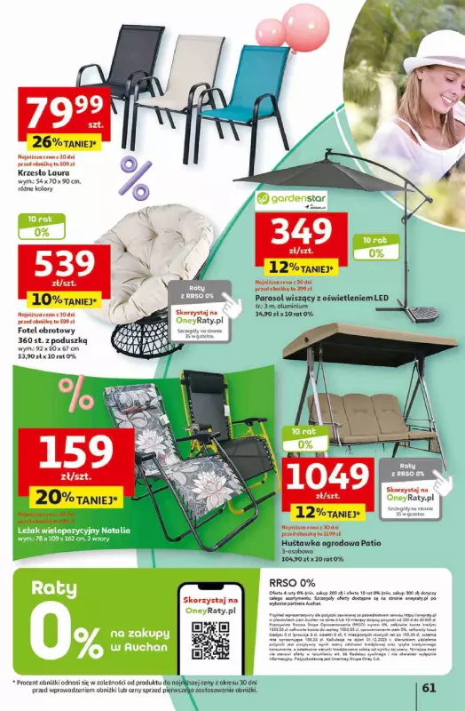 Auchan - gazetka promocyjna Jeszcze taniej na urodziny Hipermarket od czwartku 02.05 do środy 08.05 - strona 61