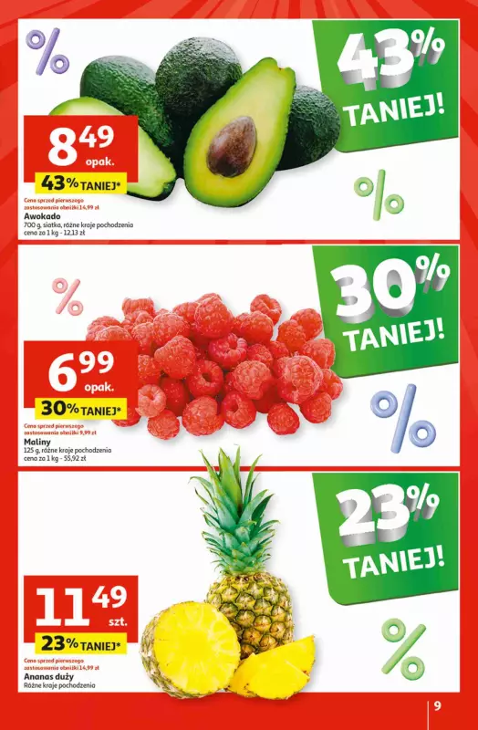 Auchan - gazetka promocyjna Jeszcze taniej na urodziny Hipermarket od czwartku 02.05 do środy 08.05 - strona 9