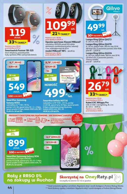 Auchan - gazetka promocyjna Jeszcze taniej na urodziny Hipermarket od czwartku 02.05 do środy 08.05 - strona 44
