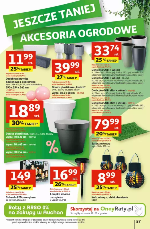Auchan - gazetka promocyjna Jeszcze taniej na urodziny Hipermarket od czwartku 02.05 do środy 08.05 - strona 57