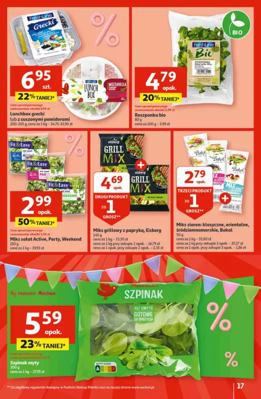 Auchan - gazetka promocyjna Jeszcze taniej na urodziny Hipermarket od czwartku 02.05 do środy 08.05 - strona 17