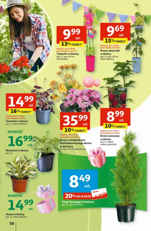 Auchan - gazetka promocyjna Jeszcze taniej na urodziny Hipermarket od czwartku 02.05 do środy 08.05 - strona 56