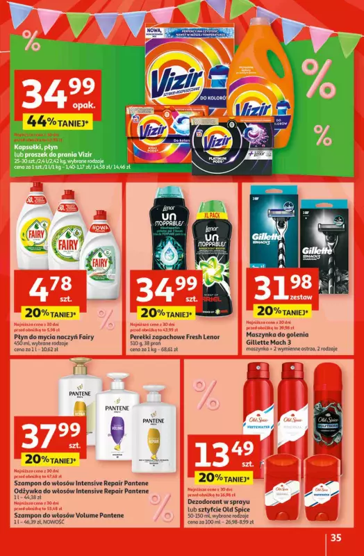 Auchan - gazetka promocyjna Jeszcze taniej na urodziny Hipermarket od czwartku 02.05 do środy 08.05 - strona 35