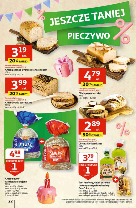 Auchan - gazetka promocyjna Jeszcze taniej na urodziny Hipermarket od czwartku 02.05 do środy 08.05 - strona 22