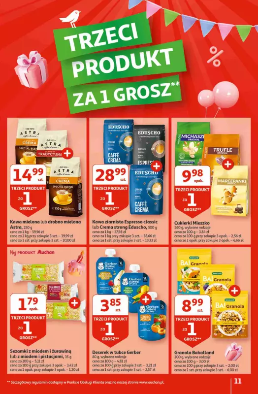 Auchan - gazetka promocyjna Jeszcze taniej na urodziny Hipermarket od czwartku 02.05 do środy 08.05 - strona 11
