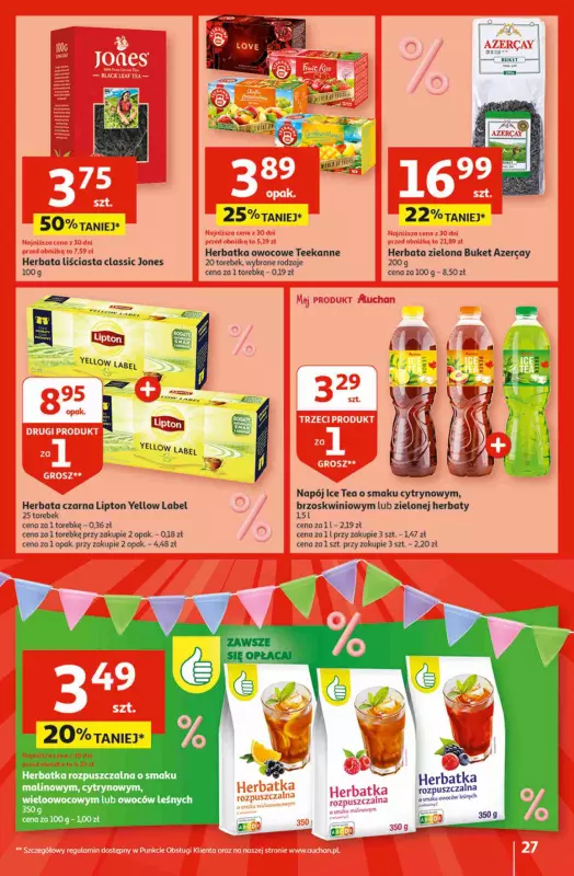 Auchan - gazetka promocyjna Jeszcze taniej na urodziny Hipermarket od czwartku 02.05 do środy 08.05 - strona 27