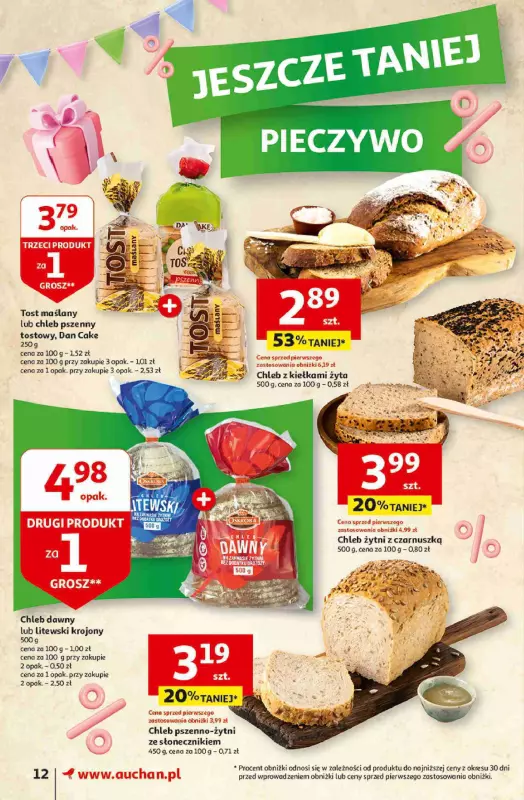 Auchan - gazetka promocyjna Jeszcze taniej na urodziny Supermarket od czwartku 02.05 do środy 08.05 - strona 12