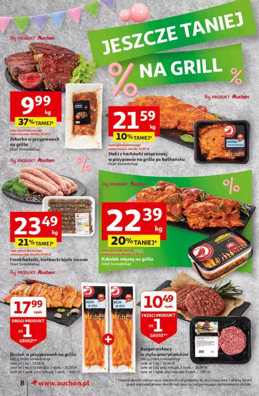 Auchan - gazetka promocyjna Jeszcze taniej na urodziny Supermarket od czwartku 02.05 do środy 08.05 - strona 8