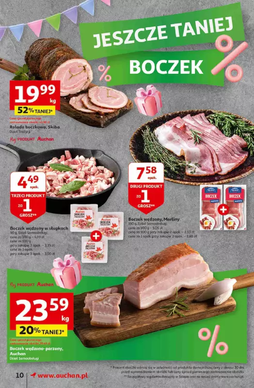 Auchan - gazetka promocyjna Jeszcze taniej na urodziny Supermarket od czwartku 02.05 do środy 08.05 - strona 10