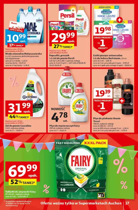 Auchan - gazetka promocyjna Jeszcze taniej na urodziny Supermarket od czwartku 02.05 do środy 08.05 - strona 17
