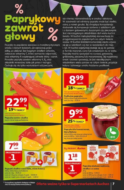 Auchan - gazetka promocyjna Jeszcze taniej na urodziny Supermarket od czwartku 02.05 do środy 08.05 - strona 7
