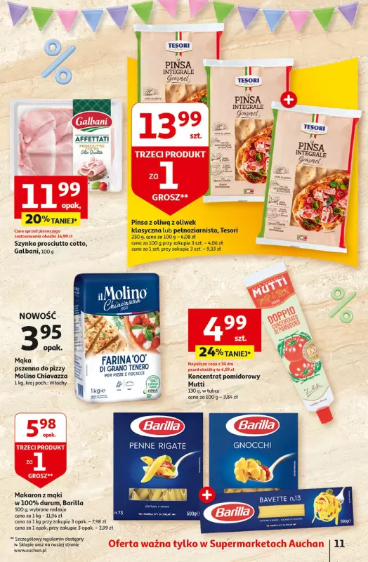 Auchan - gazetka promocyjna Jeszcze taniej na urodziny Supermarket od czwartku 09.05 do środy 15.05 - strona 11