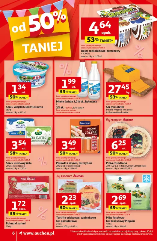 Auchan - gazetka promocyjna Jeszcze taniej na urodziny Supermarket od czwartku 09.05 do środy 15.05 - strona 6