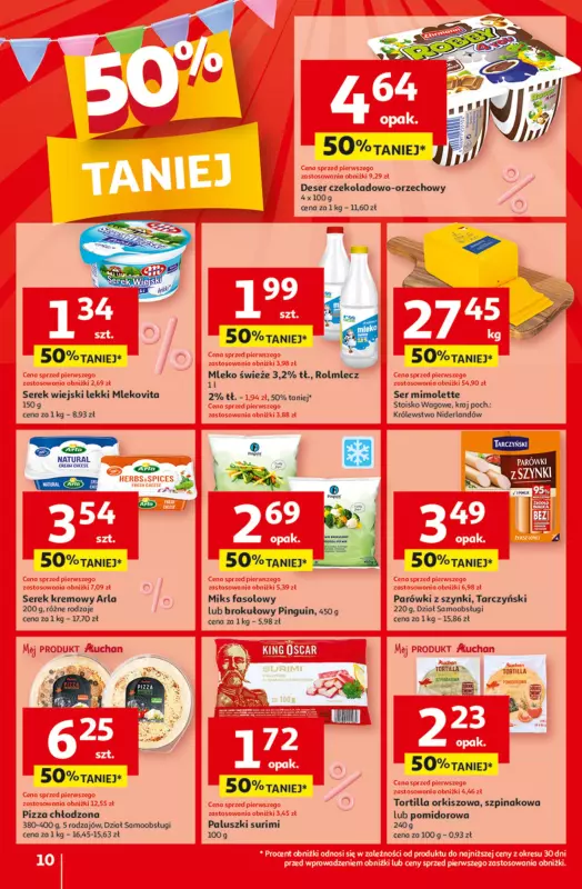 Auchan - gazetka promocyjna Jeszcze taniej na urodziny Hipermarket od czwartku 09.05 do środy 15.05 - strona 10