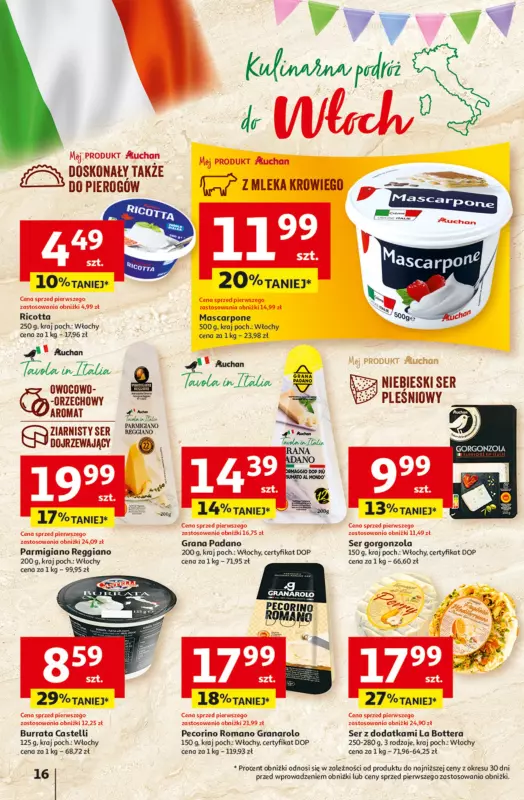 Auchan - gazetka promocyjna Jeszcze taniej na urodziny Hipermarket od czwartku 09.05 do środy 15.05 - strona 16