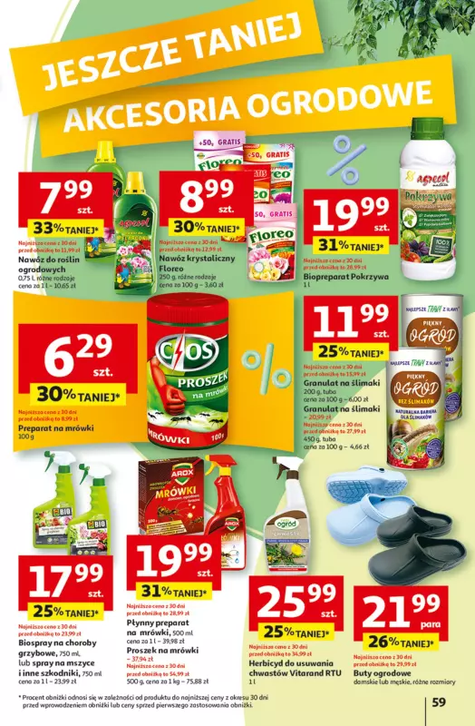 Auchan - gazetka promocyjna Jeszcze taniej na urodziny Hipermarket od czwartku 09.05 do środy 15.05 - strona 59