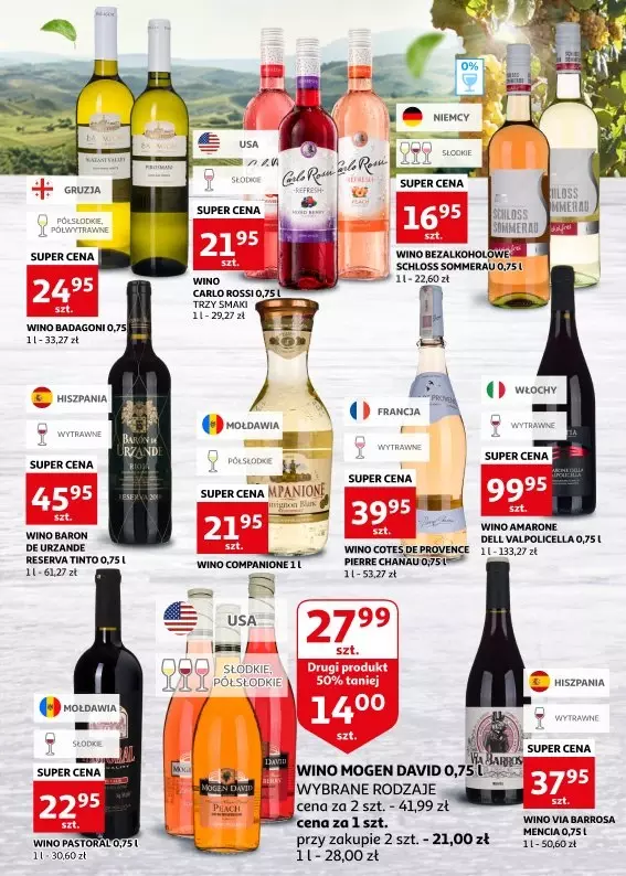 Auchan - gazetka promocyjna Gazetka alkoholowa Racibórz  do piątku 31.05 - strona 6