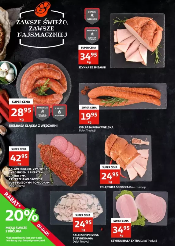 Auchan - gazetka promocyjna Gazetka Racibórz od środy 08.05 do wtorku 14.05 - strona 6
