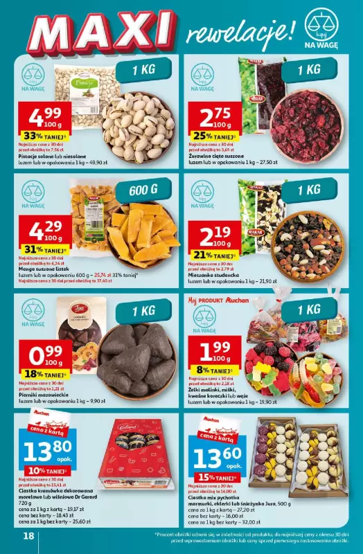 Auchan - gazetka promocyjna Koszyk Oszczędności Hipermarket od czwartku 16.05 do środy 22.05 - strona 18