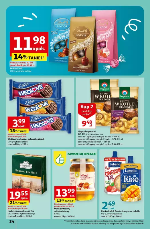Auchan - gazetka promocyjna Koszyk Oszczędności Hipermarket od czwartku 16.05 do środy 22.05 - strona 34