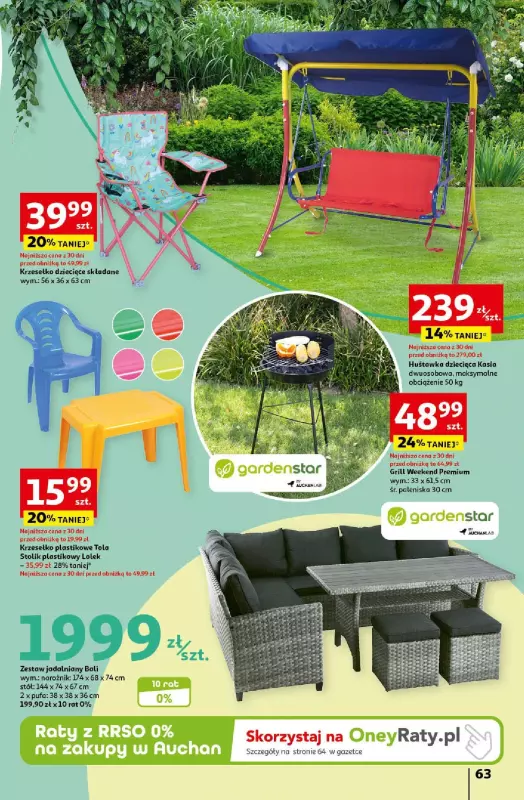 Auchan - gazetka promocyjna Koszyk Oszczędności Hipermarket od czwartku 16.05 do środy 22.05 - strona 63