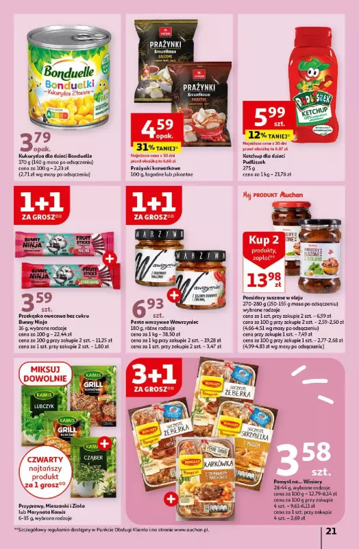 Auchan - gazetka promocyjna Świętuj Dzień Matki i Dzień Dziecka Hipermarket od czwartku 23.05 do środy 29.05 - strona 21
