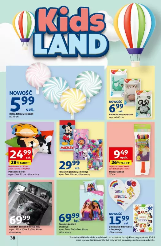Auchan - gazetka promocyjna Świętuj Dzień Matki i Dzień Dziecka Hipermarket od czwartku 23.05 do środy 29.05 - strona 38