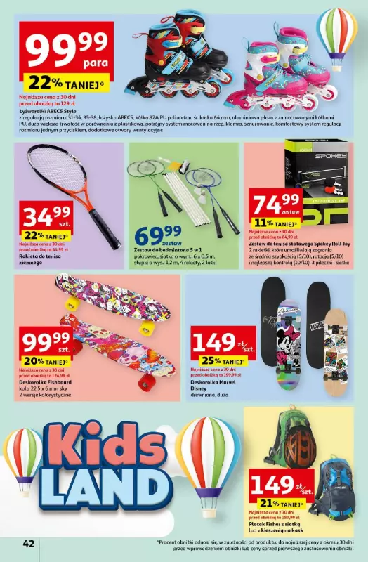 Auchan - gazetka promocyjna Świętuj Dzień Matki i Dzień Dziecka Hipermarket od czwartku 23.05 do środy 29.05 - strona 42