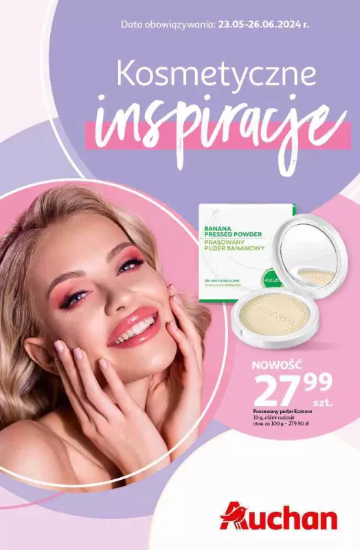 Auchan - gazetka promocyjna Kosmetyczne inspiracje od czwartku 23.05 do środy 26.06