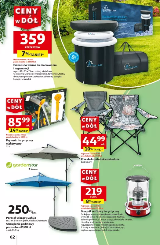 Auchan - gazetka promocyjna CENY W DÓŁ Hipermarket od piątku 31.05 do środy 05.06 - strona 62