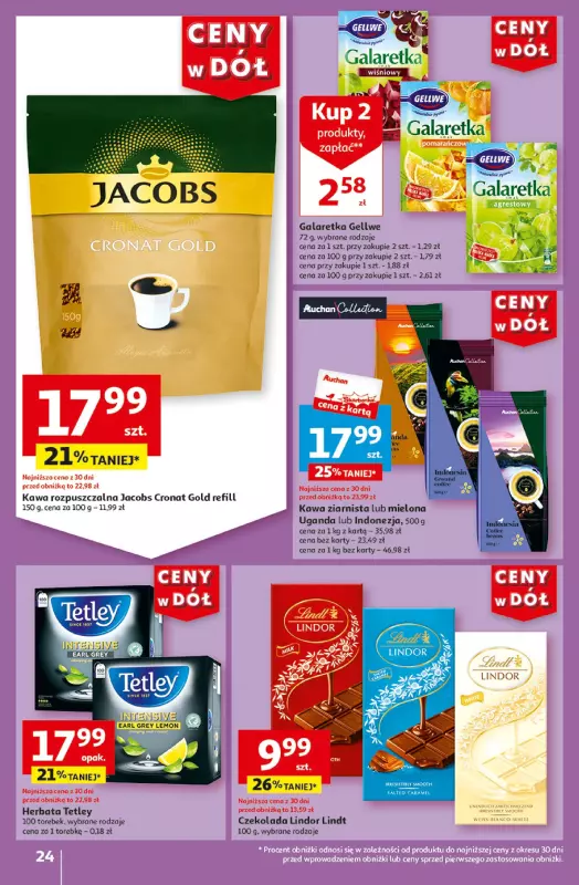 Auchan - gazetka promocyjna CENY W DÓŁ Hipermarket od piątku 31.05 do środy 05.06 - strona 24