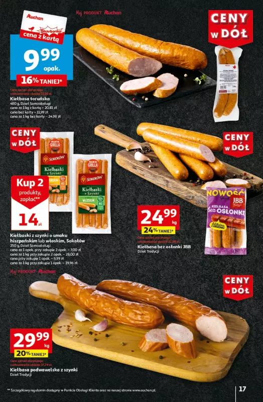 Auchan - gazetka promocyjna CENY W DÓŁ Hipermarket od piątku 31.05 do środy 05.06 - strona 17