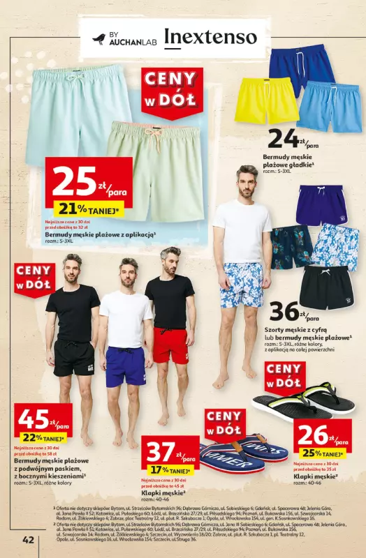 Auchan - gazetka promocyjna CENY W DÓŁ Hipermarket od piątku 31.05 do środy 05.06 - strona 42