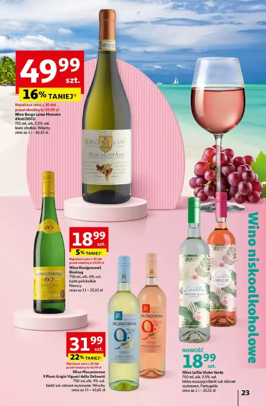 Auchan - gazetka promocyjna Smaki Lata Hipermarket od czwartku 04.07 do środy 17.07 - strona 23