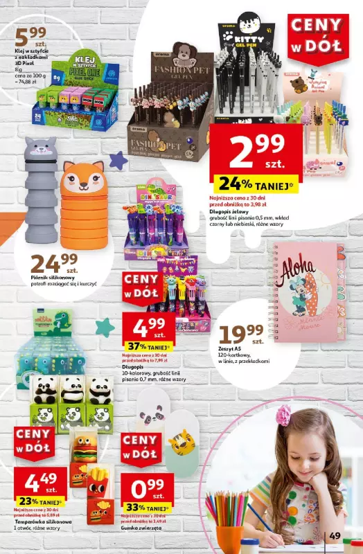 Auchan - gazetka promocyjna CENY W DÓŁ Hipermarket od czwartku 25.07 do środy 31.07 - strona 49