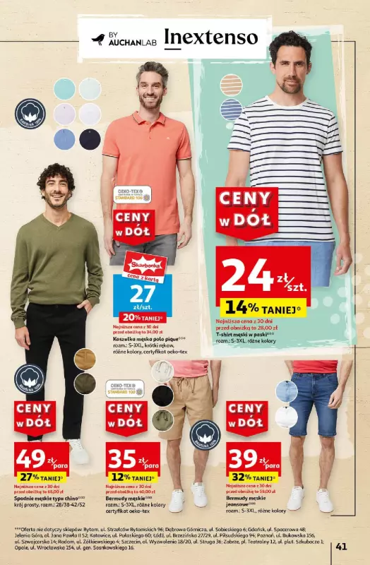 Auchan - gazetka promocyjna CENY W DÓŁ Hipermarket od czwartku 25.07 do środy 31.07 - strona 41