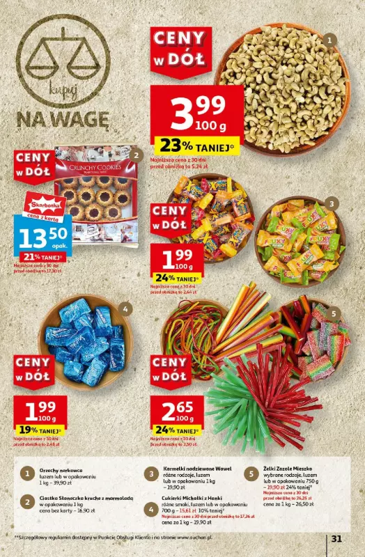 Auchan - gazetka promocyjna CENY W DÓŁ Hipermarket od czwartku 25.07 do środy 31.07 - strona 31