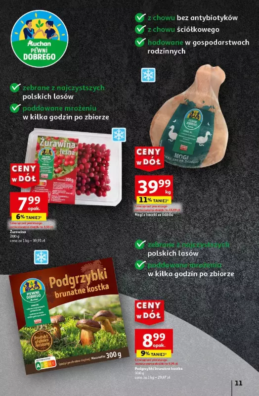 Auchan - gazetka promocyjna CENY W DÓŁ Hipermarket od czwartku 25.07 do środy 31.07 - strona 11