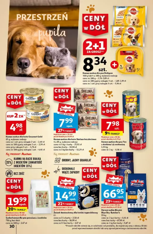 Auchan - gazetka promocyjna CENY W DÓŁ Hipermarket od czwartku 25.07 do środy 31.07 - strona 30