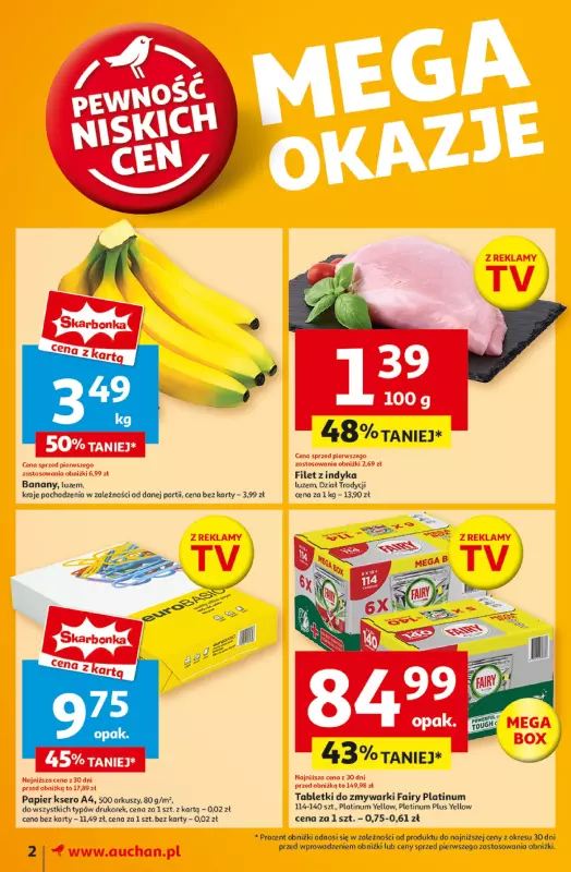 Auchan - gazetka promocyjna Pewność Niskich Cen Moje Auchan  do środy 11.09 - strona 2