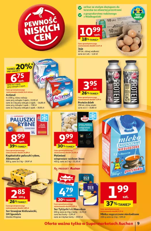 Auchan - gazetka promocyjna Pewność Niskich Cen Supermarket  do środy 11.09 - strona 11