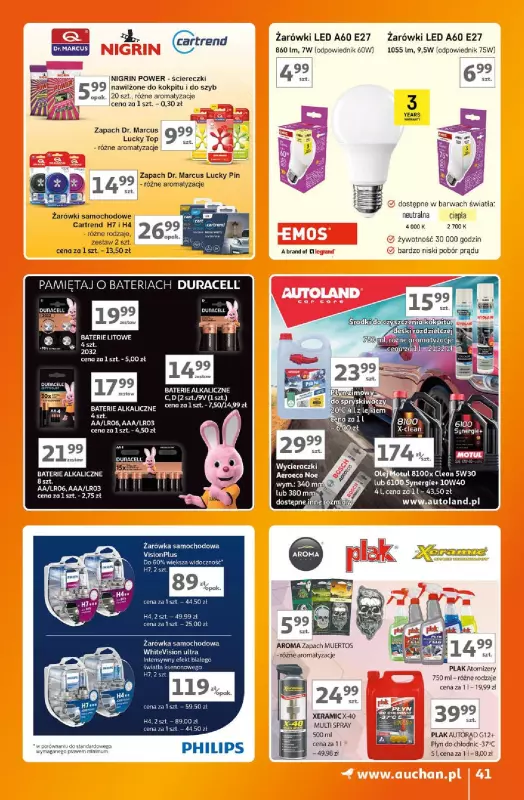 Auchan - gazetka promocyjna Znane Marki Lubiane Hipermarket  do środy 11.09 - strona 41