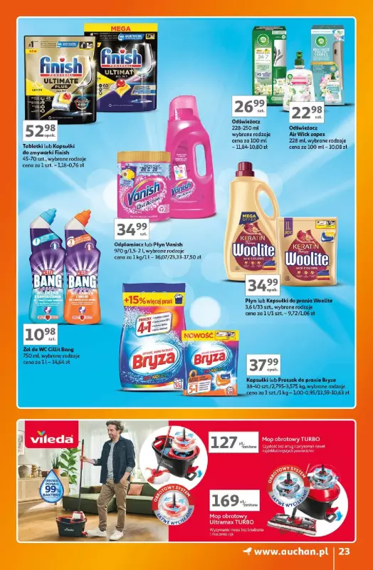 Auchan - gazetka promocyjna Znane Marki Lubiane Hipermarket  do środy 11.09 - strona 23