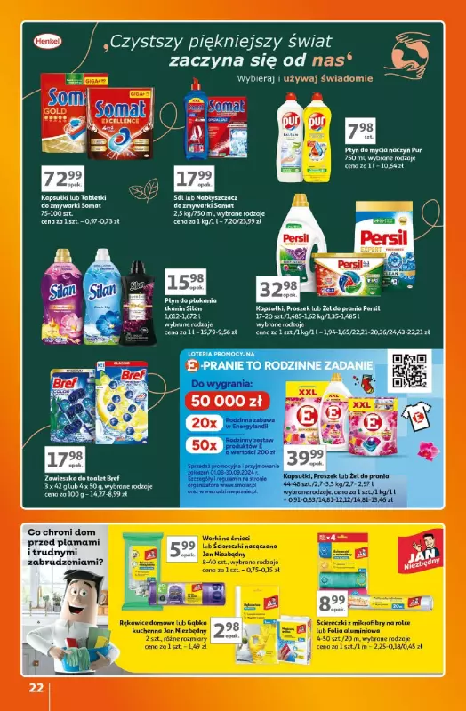 Auchan - gazetka promocyjna Znane Marki Lubiane Hipermarket  do środy 11.09 - strona 22