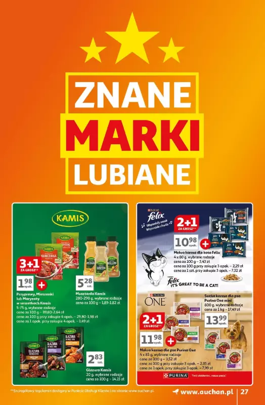 Auchan - gazetka promocyjna Znane Marki Lubiane Hipermarket  do środy 11.09 - strona 27