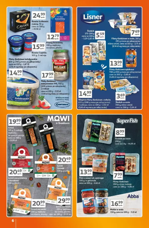 Auchan - gazetka promocyjna Znane Marki Lubiane Hipermarket  do środy 11.09 - strona 6