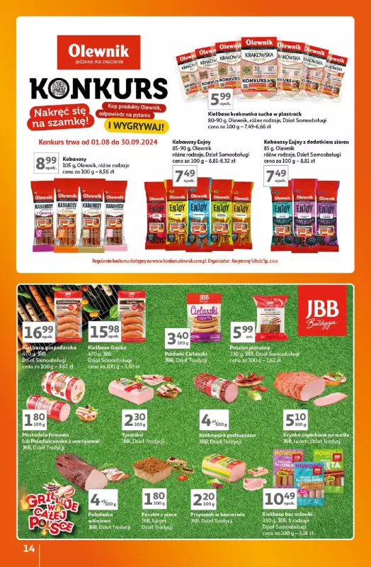 Auchan - gazetka promocyjna Znane Marki Lubiane Hipermarket  do środy 11.09 - strona 14