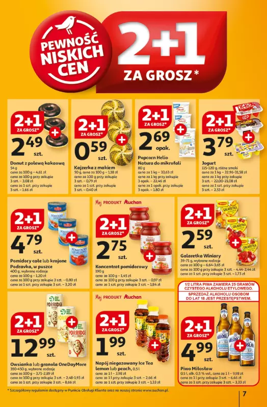 Auchan - gazetka promocyjna Pewność Niskich Cen Hipermarket  do środy 11.09 - strona 7